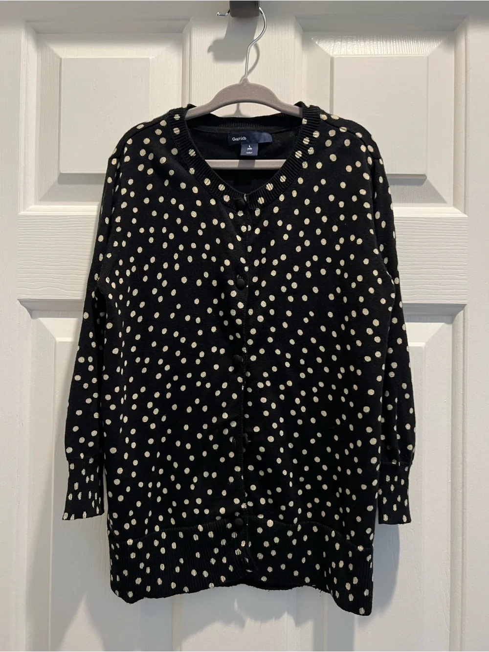 GAP Kids Black Crewneck Sweater